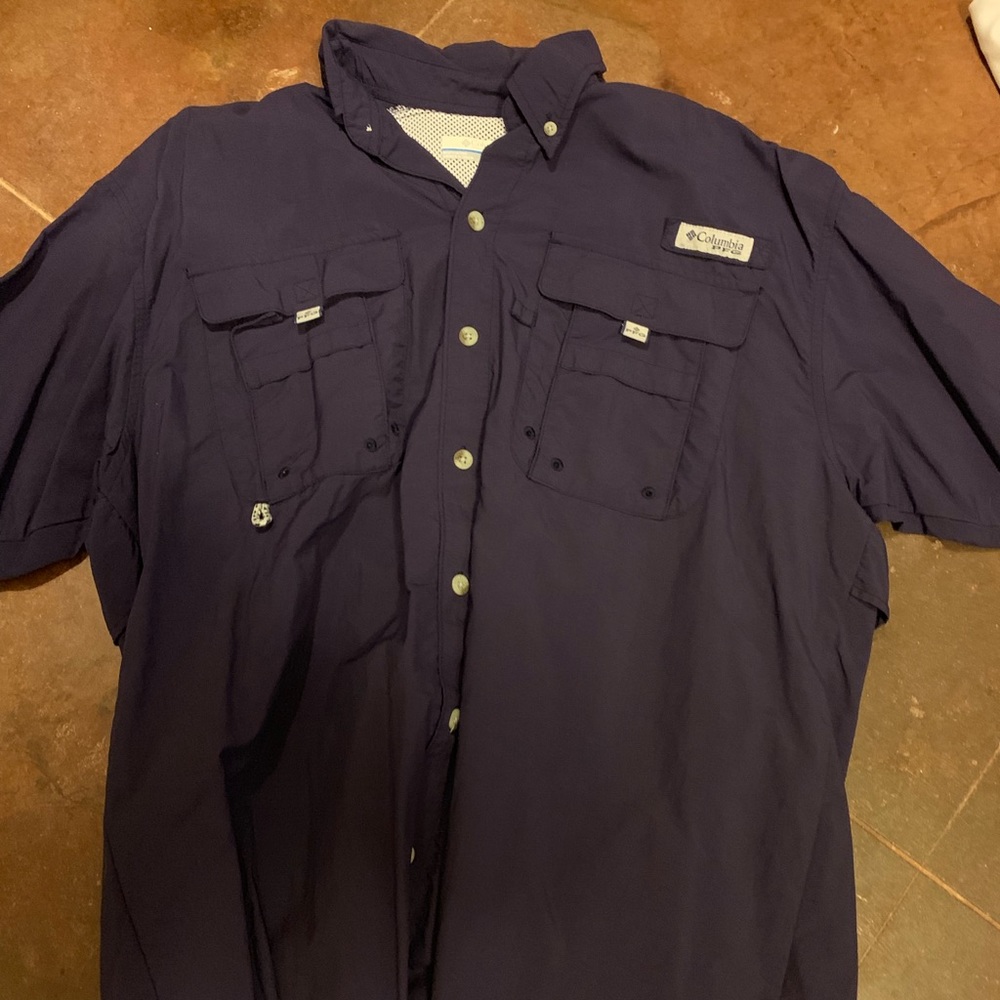 Columbia Vent Back Fishing Shirt